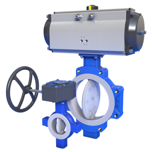 Acris PFA Lined Butterfly Valves