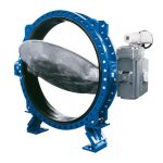 Mammouth Large Diameter Rubber Lined Butterfly Valves